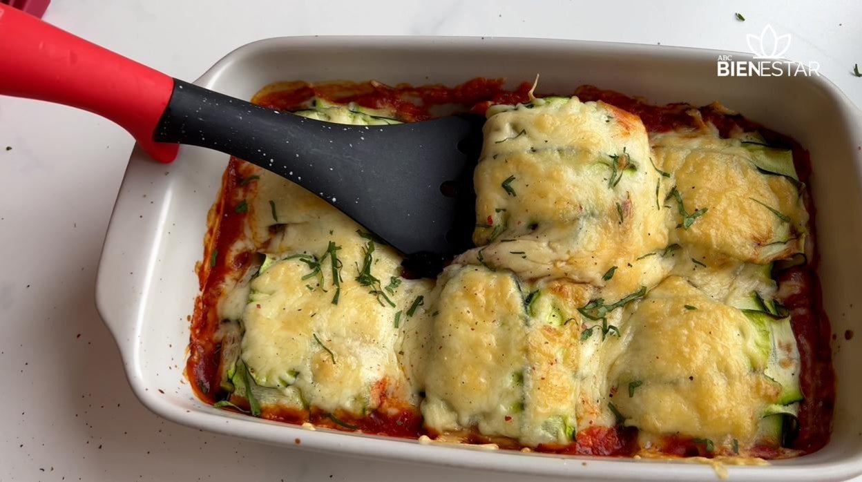 La receta de los raviolis de calabacín rellenos y gratinados