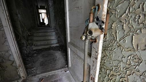 Ciudad abandonada de Prípiat, cerca de la central nuclear de Chernóbil