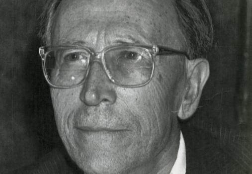 Retrato de Alberto Sols, en 1985