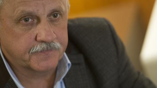 Yuri Usachev, durante la entrevista