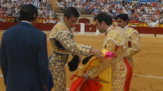 Manzanares hijo, en su alternativa