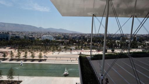 Vista del lago desde el edificio