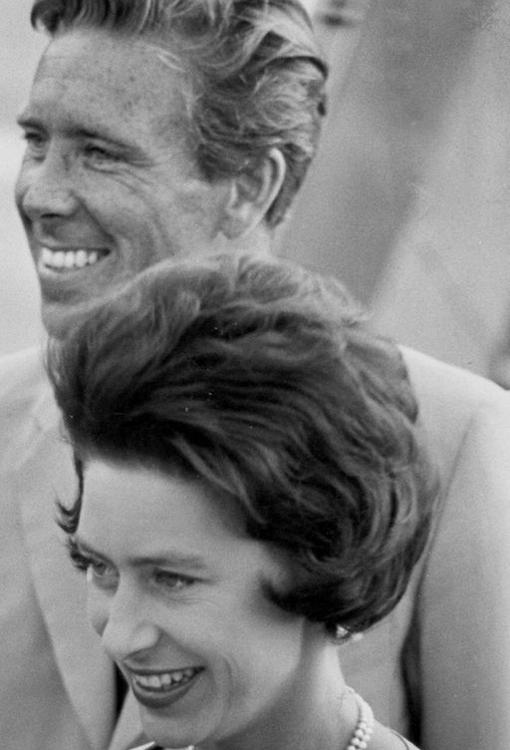 Antony Armstrong-Jones y la princesa Margarita