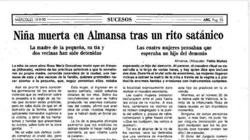 Página del diario sobre el suceso