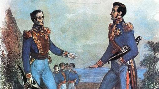 Entrevista de Guayaquil entre José de San Martín y Simón Bolívar.