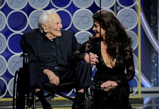 Kirk Douglas y Catherine Zeta Jones