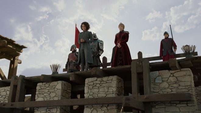 Missandei, a punto de ser ejecutada por Cersei y «La Montaña» en «Juego de Tronos»
