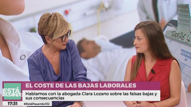 Inés Ballester en «Está pasando»