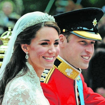La duquesa de Cambridge con la tiara Halo, de Cartier