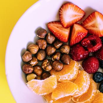 Fruta y frutos secos, grandes aliados