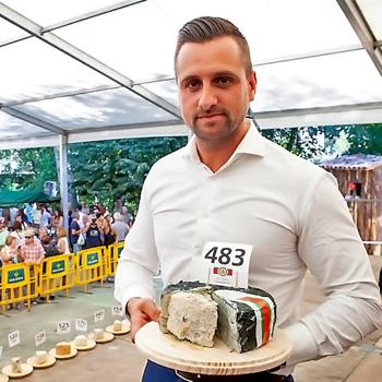 Iván Suárez, cuando se hizo con el queso