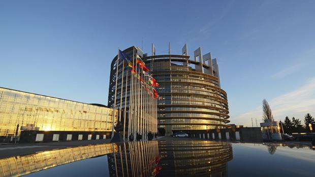 Fachada del edificio del Parlamento Europeo
