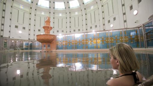 Un spa de Piestany, la ciudad balneario más importante de Eslovaquia