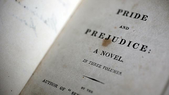 Imagen de una primera edición de «Orgullo y prejuicio», de Jane Austen