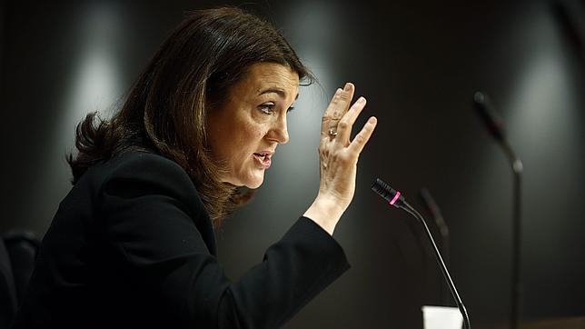Rueda de prensa de Soraya Rodriguez del grupo socialista tras la junta de portavoces en el Congreso