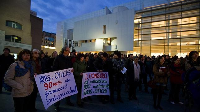 El sector cultural ya se movilizó el año pasado para protestar por los recortes de la Generalitat