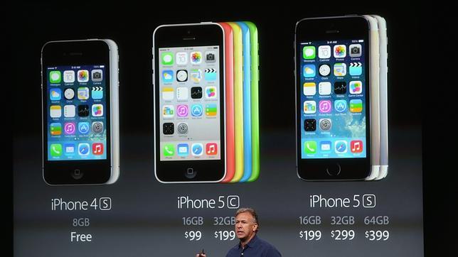 Apple vende más del doble de iPhone 5S que del 5C, su modelo «low cost»