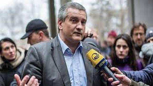 Aksiónov, líder autoproclamado de Crimea, la marioneta de Putin
