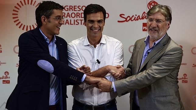 Sánchez, Madina y Tapias: lo que defiende cada candidato a liderar el PSOE