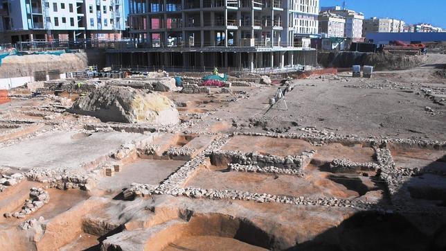 Imagen de la situación en la que se encuentra actualmente la Villa Romana de Paterna