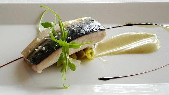 Caballa con crema agria