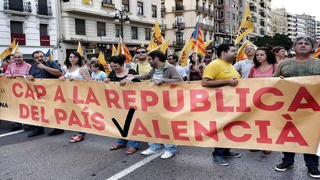 Imagen de la manifestación celebrada el pasado jueves en Valencia