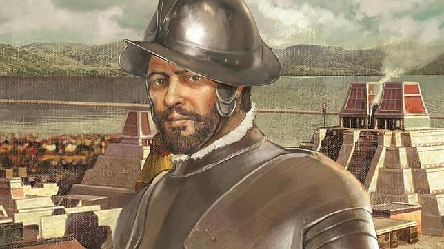 Retrato de Hernán Cortés