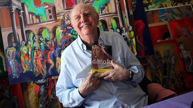 Dario Fo, con su libro