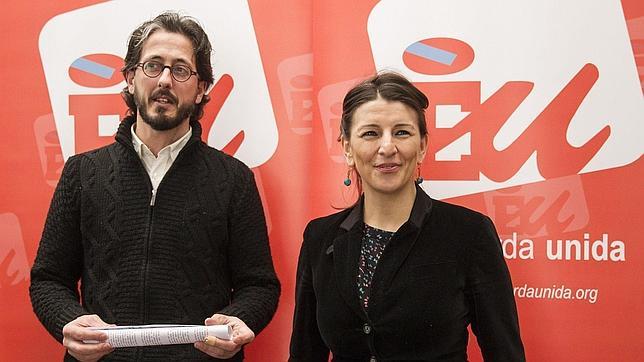 La coportavoz de AGE y coordinadora de EU, Yolanda Díaz