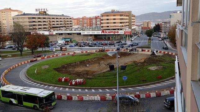 Rotonda de la Avenida Castelao de Coia