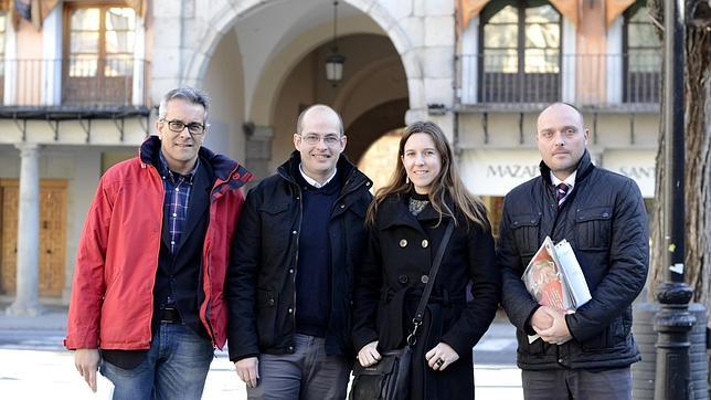 Nicolás Martín, José Manuel Illán, Laura Benito y Markel Gorbea, creadores de Más Toledo