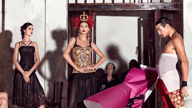 José María Manzanares, durante la sesión de la campaña de Dolce & Gabbana