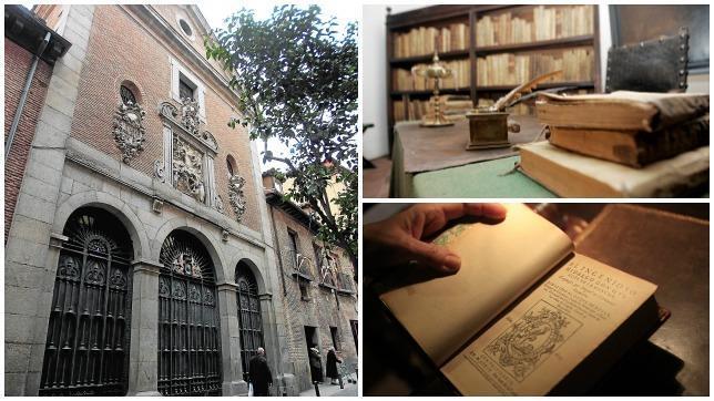 La iglesia de las Trinitarias, la casa de Lope de Vega y un ejemplar del Quijote