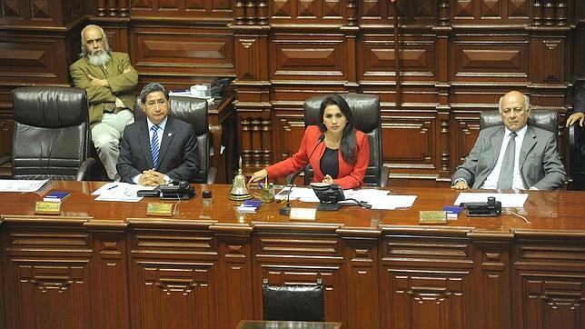 Fotografía cedida por el Congreso de Perú