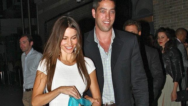 Vergara con Nick Loeb en una fotografía de archivo