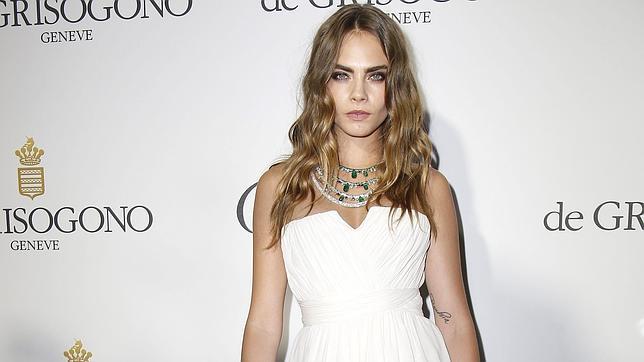 Cara Delevingne durante un acto de promoción