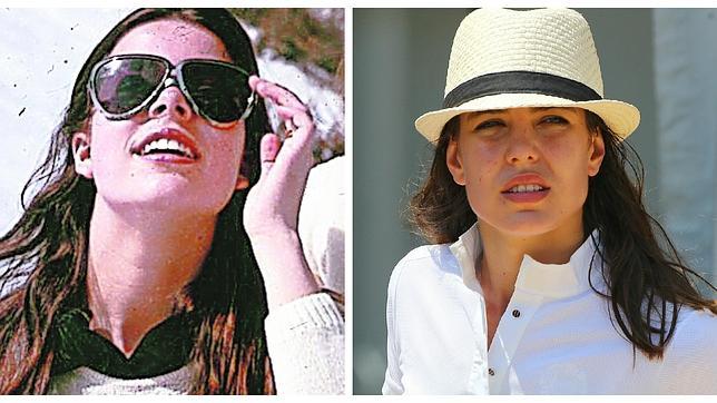 Carolina de Mónaco a finales de los 70 y su hija Carlota en una imagen reciente
