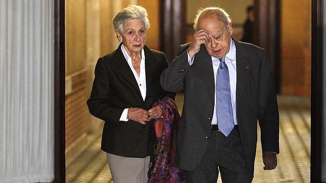 Jordi Pujol y su mujer, Marta Ferrusola