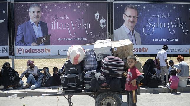 Refugiados sirios en la provincia de Sanliurfa