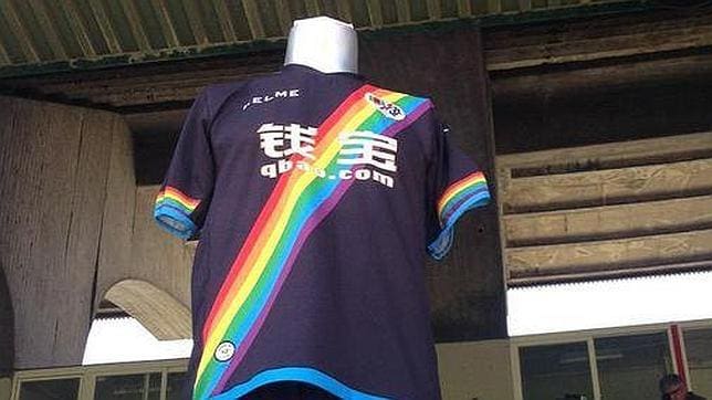 rayo vallecano camiseta arcoiris