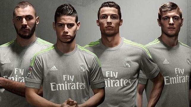 El Real Madrid estrena su camiseta gris