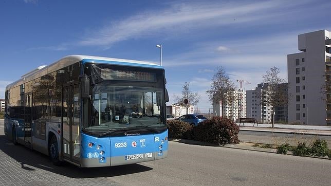 Un autobus de la EMT