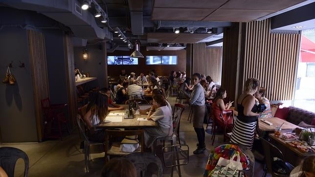 Restaurante Mamá Framboise, en el multiespacio Platea, en la calle de Goya 5-7