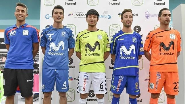 Álex, Lolo, Daniel, Rivillos y Jesús, jugadores de Movistar Inter