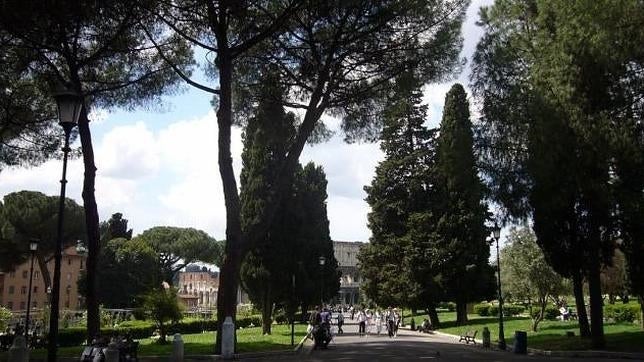 La ahora llamada plaza Martín Lutero, en Roma