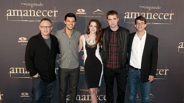 Los protagonistas de la versión cinematográfica de Crepúsculo en Madrid en la presentación de «Amanecer parte 2»