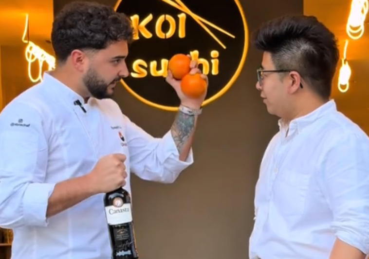 Crean el 'sushi sevillano' en el nuevo buffet de comida en Sevilla Este: «Me recuerda a Sevilla en primavera»