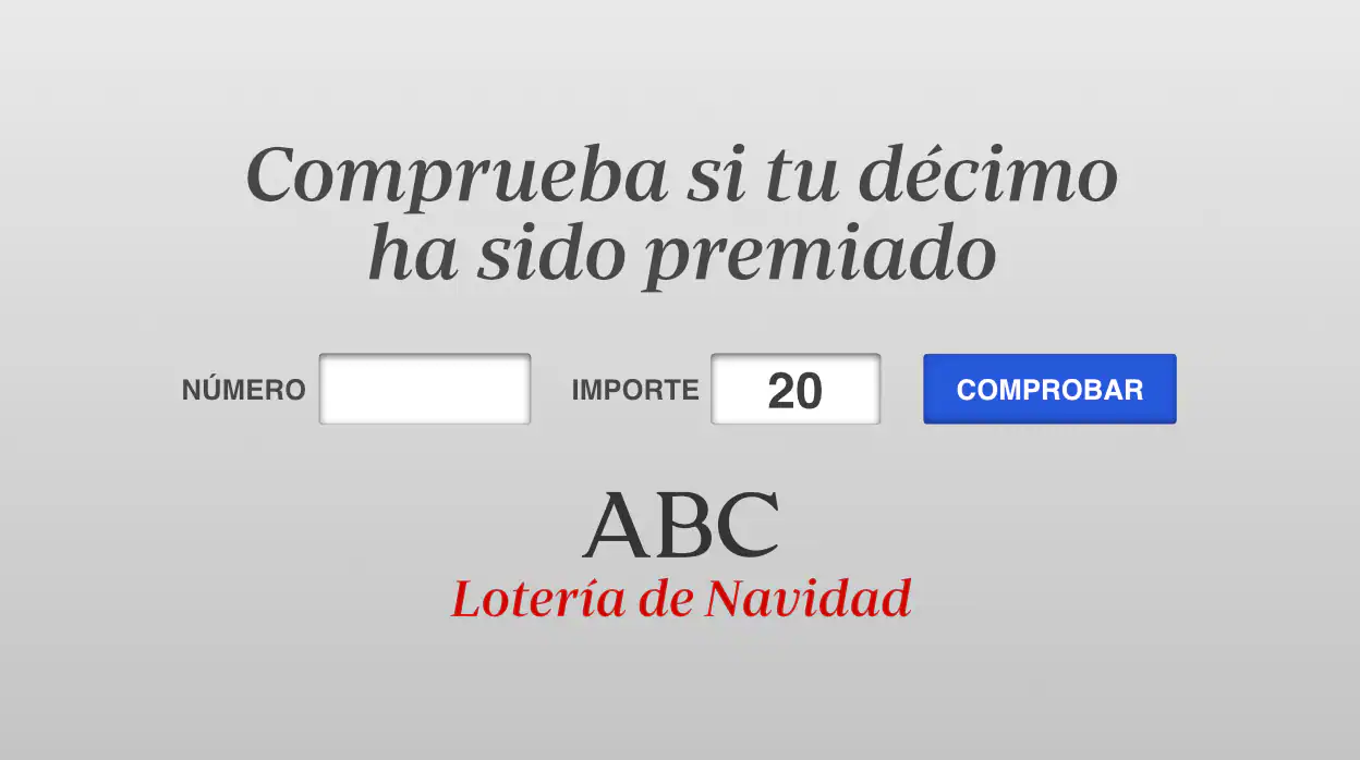 Comprobar Lotería De Navidad 2021 - ABC.es