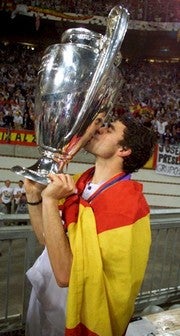 Sanchís, con la séptima Copa de Europa