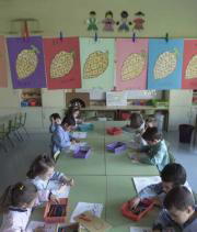Aula del colegio Miguel Hernández en Valladolid